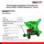 Biotrituradora Trituradora De Ramas TRAPP JTR500G - Equipmaster