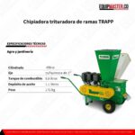Chipiadora_trituradora_de ramas TRAPP_JTRRBIO300G_Equipmaster