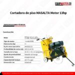 Cortadora de piso_MF16-4_MASALTA Motor 13hp_Equipmaster.