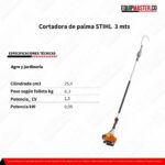 Cortadora de palma STIHL 3 mts_Equipmaster