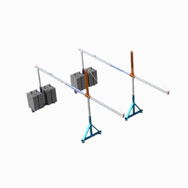 Pescante_Telescopoco_rentangular contrapeso x 2_PTRX2_Equipmaster