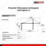 Pescante_rentangular contrapeso _PTRX2_Equipmaster