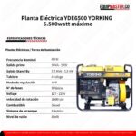 Planta Eléctrica_YDE6500_YORKING_ 5.500watt_máximo_equipmaster