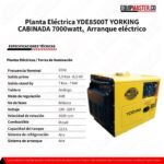 Planta Eléctrica_YDE8500T_YORKING_CABINADA 7000watt_Arranque eléctrico_equipmaster
