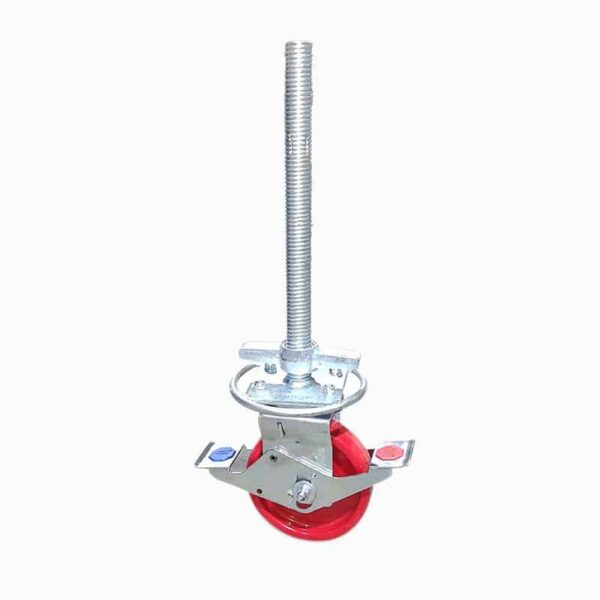 Rueda_de_8_con tornillo nivelador_R8_CTAM_Equipmaster