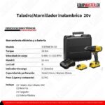 Taladro-Atornillador_20v_ Inalambrico_SCD700C2K-B3_Equipmaster