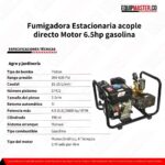 Fumigadora Estacionaria_XPDS25SD_ALTERMAN Motor 6.5hp gasolina_equipmaster
