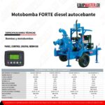 Motobombas Diesel FORTE Autocebantes - Imagen 2