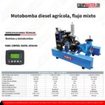 Motobomba diesel agrícola, flujo mixto_Equipmaster