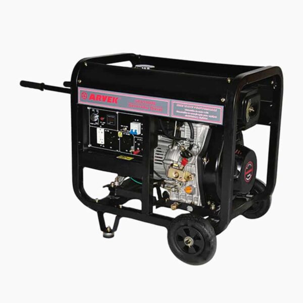 Planta Electrica_ GE6500DE_ARVEK 5.500watt _motor Diesel 10hp Arranque Electrico_Equipmaster