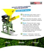 Triturador_Picador_PENAGOS_TP-8SM AMG_motor 6.5hp_Equipmaster