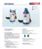 Bomba Sumergible Pedrollo TOP MULTI 2 0.75HP -Equipmaster