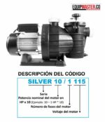 Electrobomba para piscina AQUA PAK- 1hp 7,3 amperios monofasica - Equipmaster