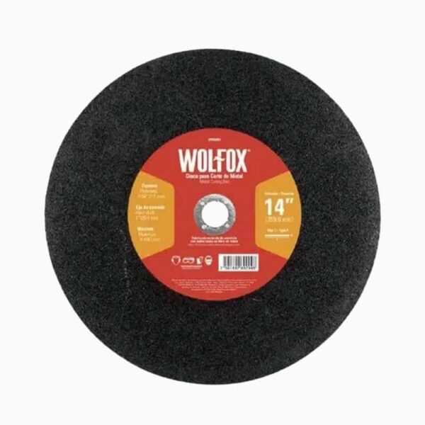 Disco Corte Metal WOLFOX WF0704 - Equipmaster