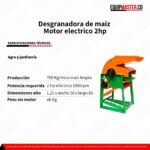 Desgranadora DM-2HP motor electrico -Equipmaster