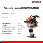 Apisonador diesel HUSQVARNA LT8005 - Equipmaster