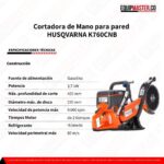 Cortadora K760CNB de Mano HUSQVARNA - Equipmaster