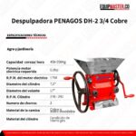 Despulpadora PENAGOS DH-2 34 Cobre - Equipmaster