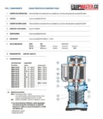 Electrobomba multietapas PEDROLLO MKMm 3-6-N - Equipmaster