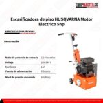 Escarificadora de piso 5hp HUSQVARNA CG200E - Equipmaster