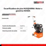 Escarificadora de piso HUSQVARNA gasolina CG200 - Equipmaster