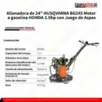 Helicoptero HUSQVARNA BG245 -Equipmadter