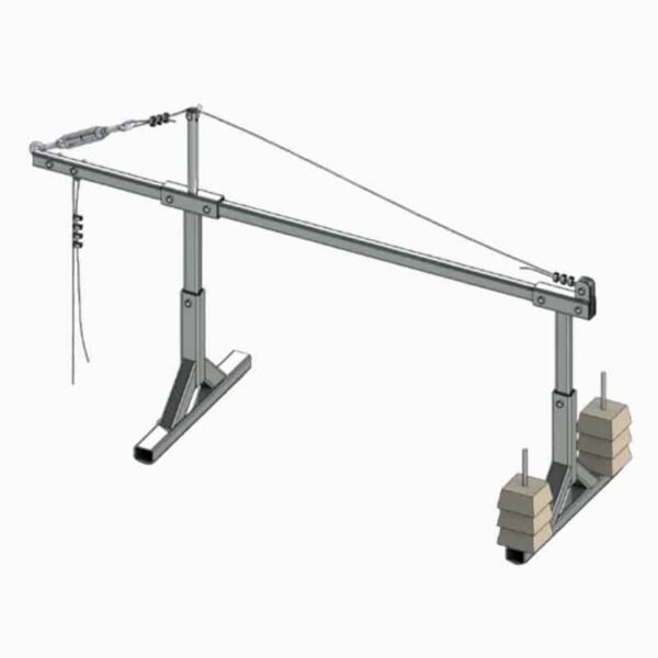 Pescante de acero telescópico 180kg - Equipmaster