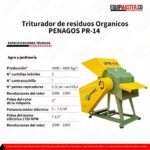 Picador de Residuos Orgánicos y Vegetales PR-14 - Equipmaster.