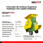 Triturador de residuos PENAGOS TDV-24ARM -Equipmaster