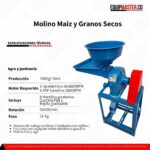 Molino - Trilladora de maiz y granos secos 9f-20 - Equipmaster