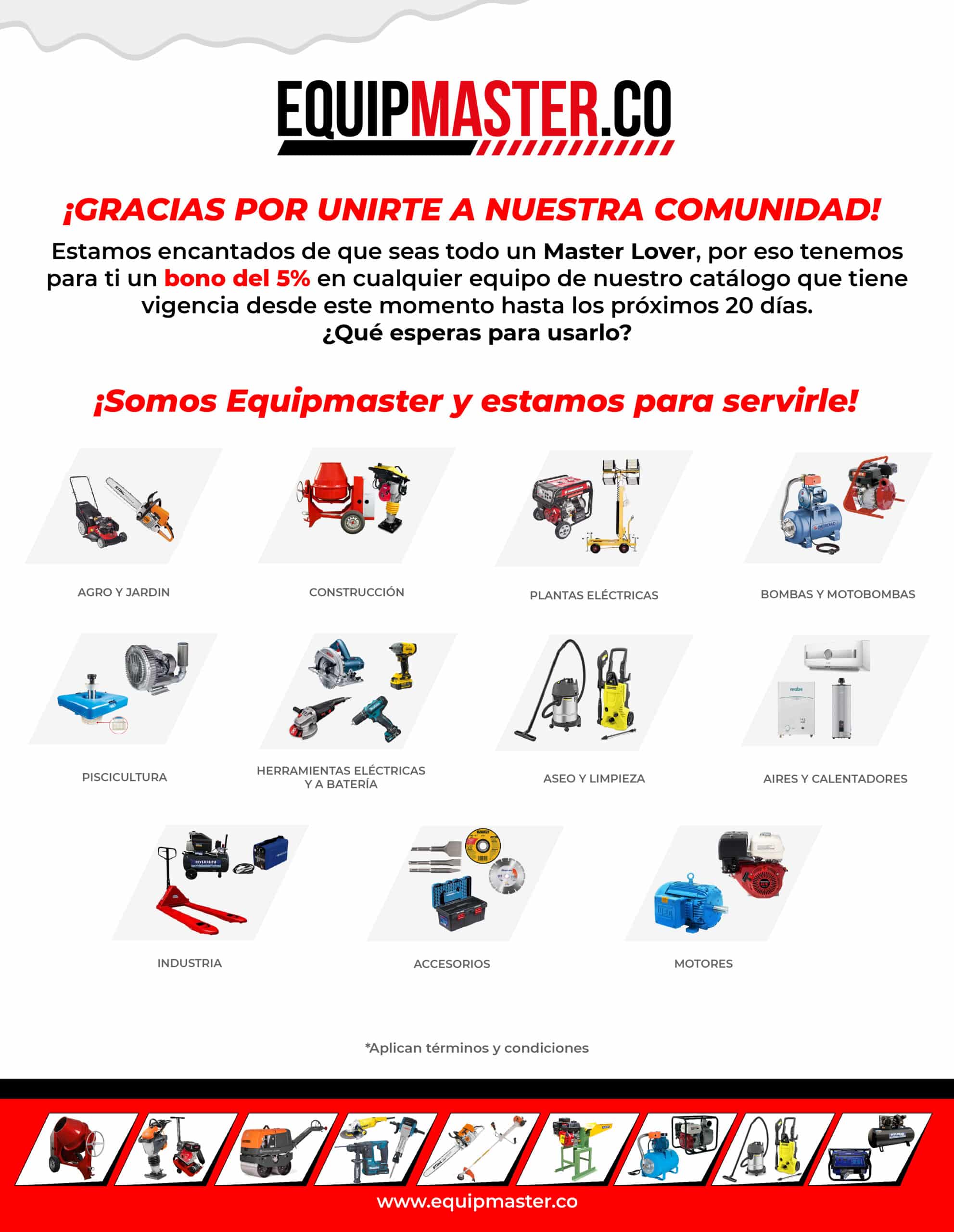 Respuesta nuevos seguidores- Equipmaster-13 Respuesta nuevos seguidores- Equipmaster-13