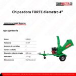 Chipeadora FORTE CFG-150 -Equipmaster-