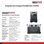Estación de Energia portátil DELTA PRO -Equipmaster