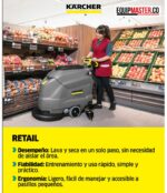 Fregadora a Bateria KARCHER BD 50-50- Equipmaster