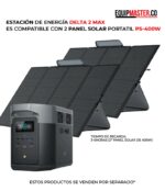 Generador DELTA 2 MAX + 2 Panel Solar portatil PS-400w -Equipmaster