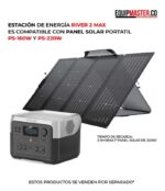 Generador RIVER 2 MAX + Panel Solar portatil PS-160w - PS-220w -Equipmaster