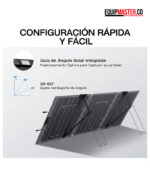Panel solar plegable ecoflow 160w configuracion facil -Equipmaster