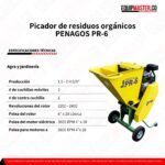 Picador PENAGOS PR-6 de residuos organicos -Equipmaster