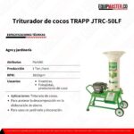 Triturador JTRC-50LF de cocos- Equipmaster