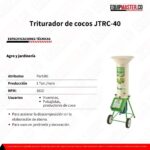 Triturador de cocos JTRC-40 -Equipmaster