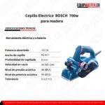 Cepillo Electrico - GHO 700 -Equipmaster