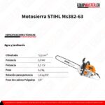 Motosierra STIHL Ms382-63 - Equipmaster