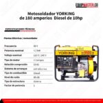 Motosoldador YDE6500EW diesel 10hp -Equipmaster