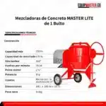 Mezcladora MASTER LITE EM-M1B-LTM - Equipmaster