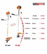 Desmalezadora STIHL FS161 -Equipmaster