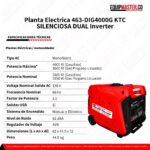 Planta Electrica 463-DIG4000G KTC SILENCIOSA - Equipmaster