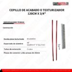 Cepillo master CP120M -Equipmaster