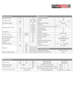 Motor Electrico T3A80124 TECHTOP Trifasico 3600rpm -Equipmaster