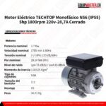 Motor Electrico TECHTOP ML112M45 IE2 N56 - Equipmaster