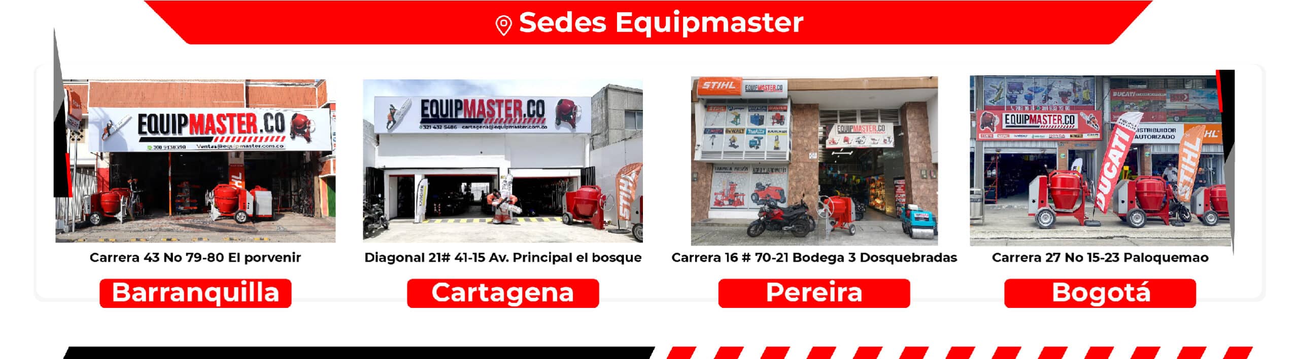 Sedes equipmaster - 2024 Sedes equipmaster - 2024